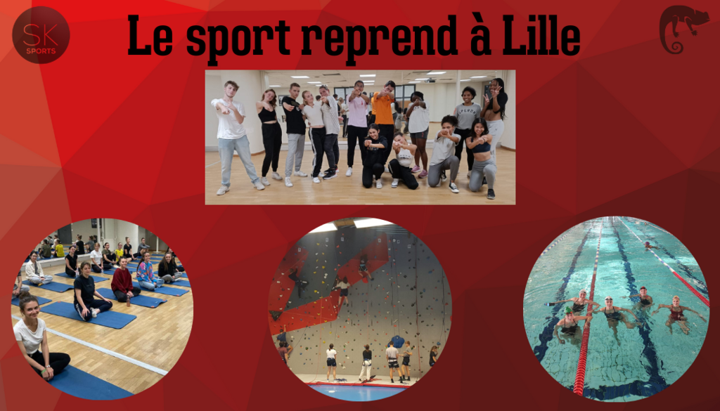 La reprise des cours de sport sur le campus Lille