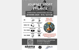 Journée Sport et Santé à SKEMA Business School Sophia Antipolis : vendredi 29 mars Boostez votre santé !