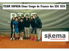 SKEMA : Vice-champions Tennis - Coupe de France des ESC 