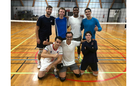 Première victoire de nos volleyeurs !